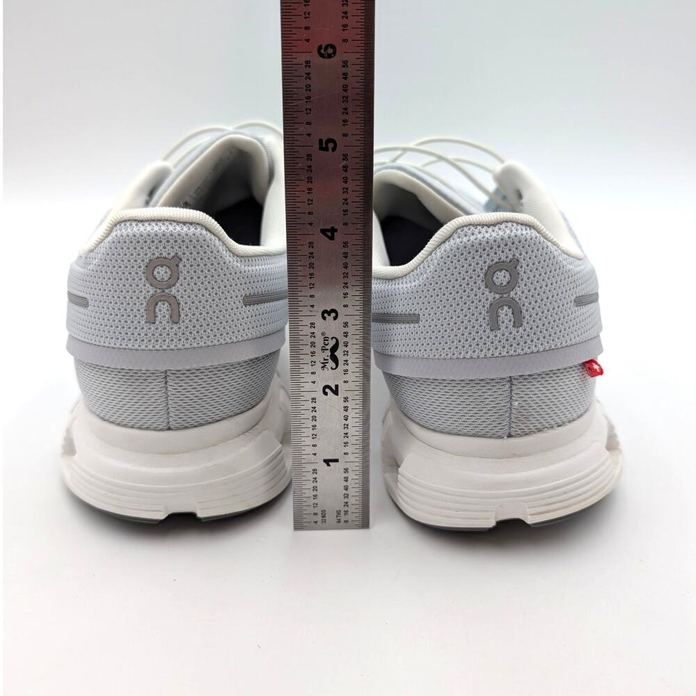 On Cloud 6 Running Sneakers Shoes Lace-Up Men's Glacier/White Size USM9.5 EU43 - Picture 4 of 11